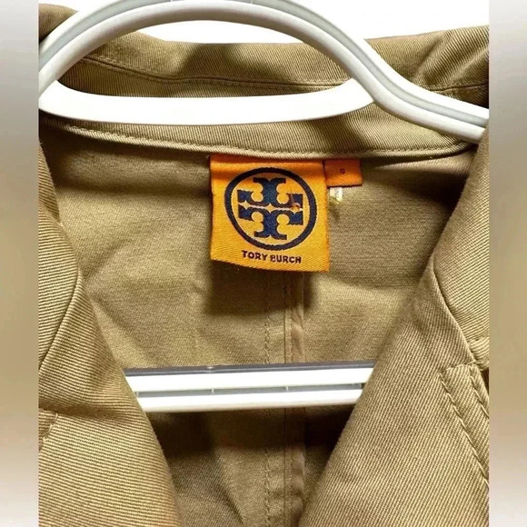 TAN TORY BURCH BUTTONED COAT/JACKET - Picture 3 of 5